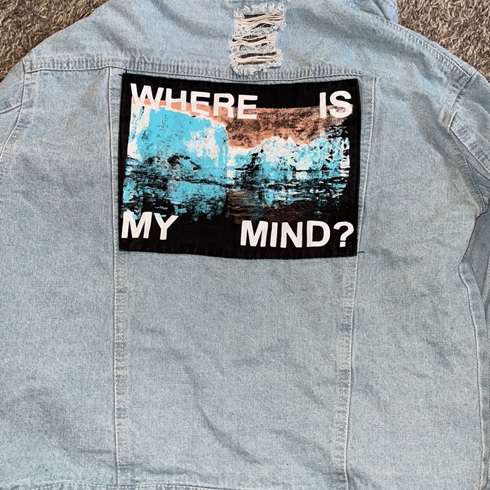 Denim Patch Jacket - image 4